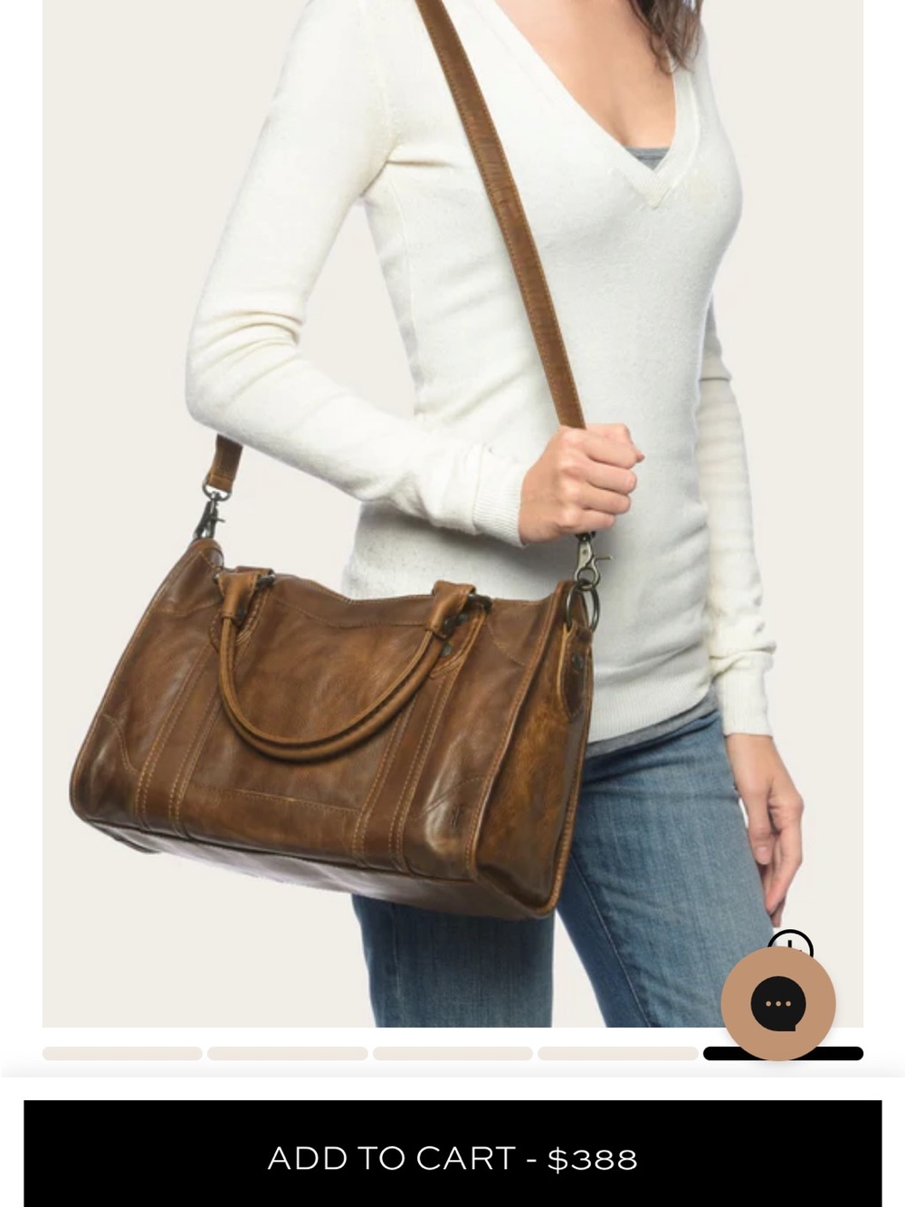 FRYE Black Leather Melissa Satchel Handbag Crossbody NEW NWT - Picture 6 of 6